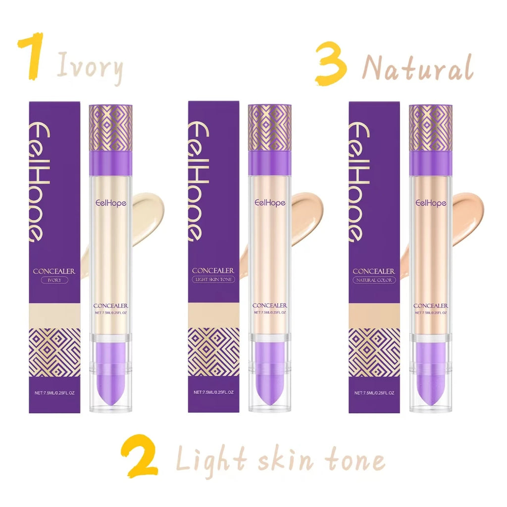 Concealer Improve Skin Elasticity Brighten Complexion Not Easy Remove Makeup Moisturizing Liquid Lightweight Dark Circle Blemish Qme