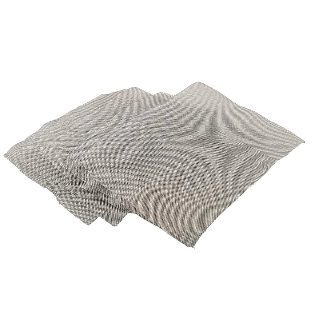 5 Pcs Metal Car Bumper Repair Net Plastic Crack Repair Hole Repairing Mesh Net For Bumper Body Hood Vents 20 X15cm Qme