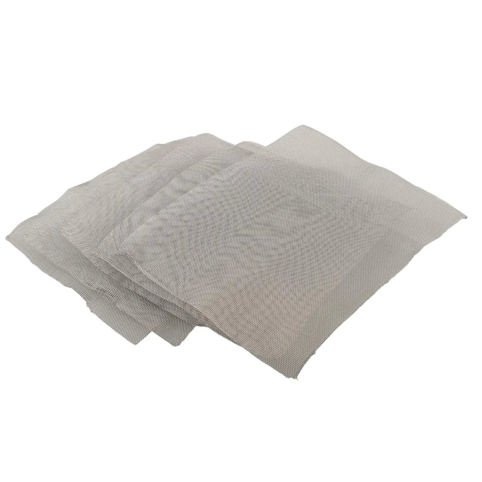5 Pcs Metal Car Bumper Repair Net Plastic Crack Repair Hole Repairing Mesh Net For Bumper Body Hood Vents 20 X15cm Qme