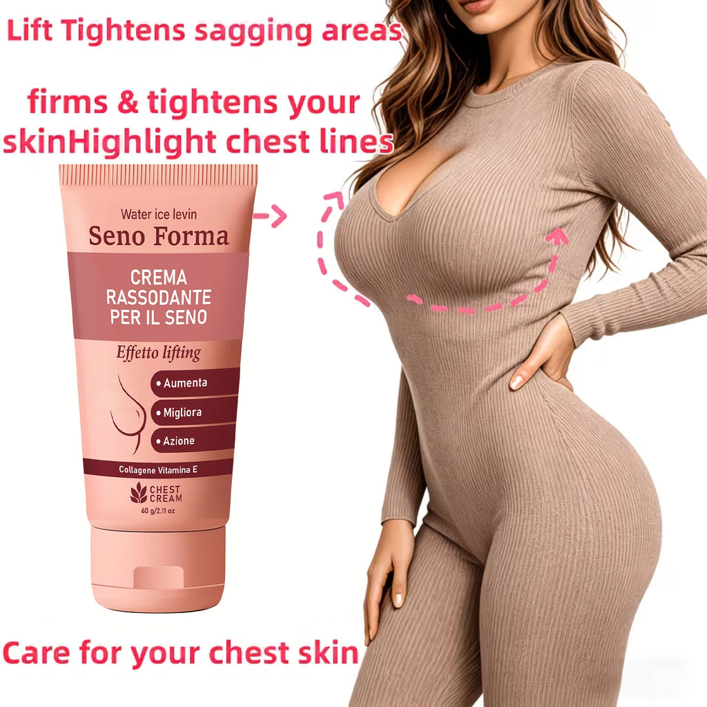 Collagen & Vitamin E Bust Firming Cream - Moisturizing to Improve Skin Tone & Elasticity Qme