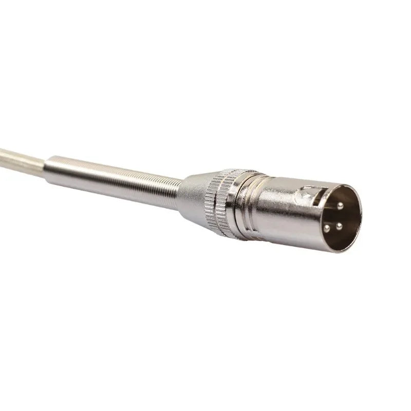 XLR Cable Male to Female M/F with Spring Protection For Microphone Amplifier Foil+Braided Shielded Qme