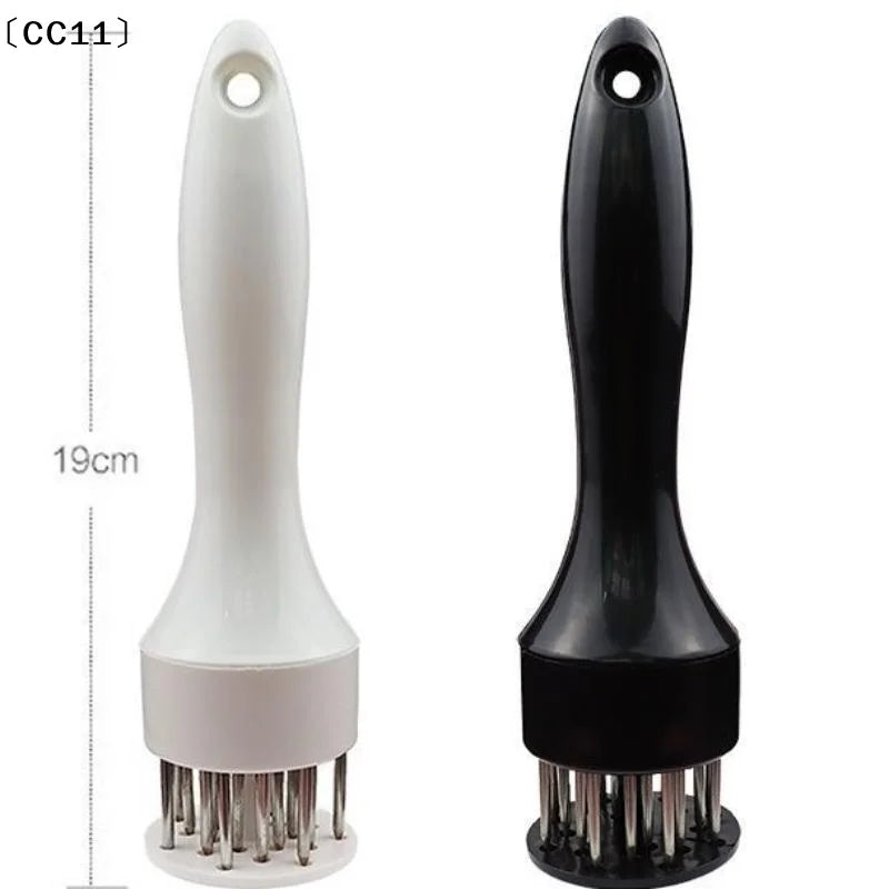 Stainless Steel Meat Tenderizer Needles Non Slip Handle Perfect Qme