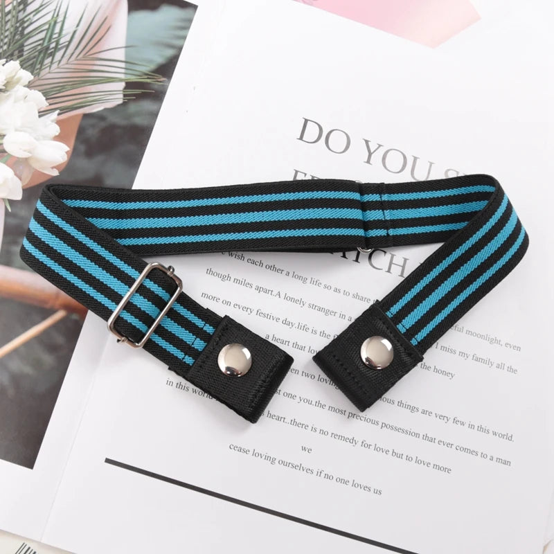 Elastic Belt Without Buckle Canvas Women Ladies Jeans Pants Waist Qme BEE-18 length 60-100cm China Mainland