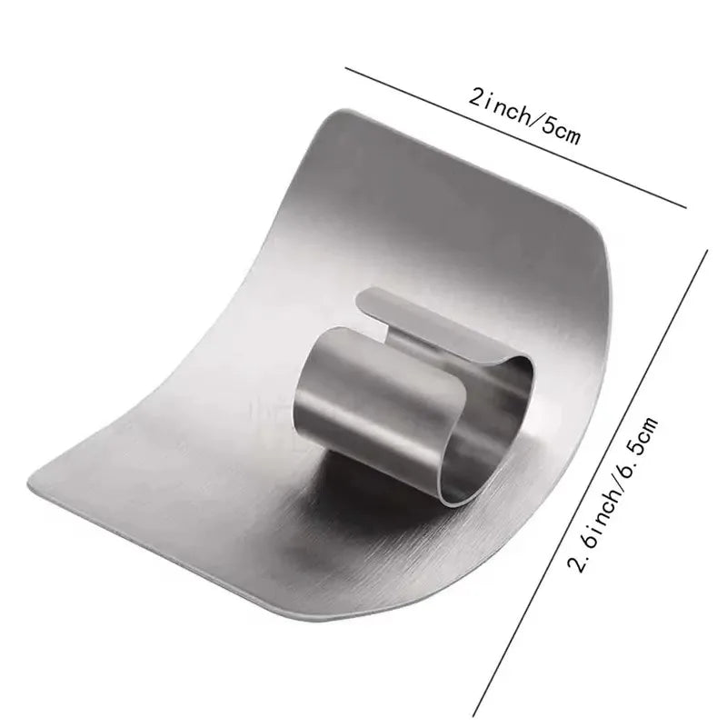 1/2PCS Stainless Steel Finger Guard Anti-cut Hand Protector Safe Slice Vegetable Cutting Safety Tool Kitchen Gadget Qme