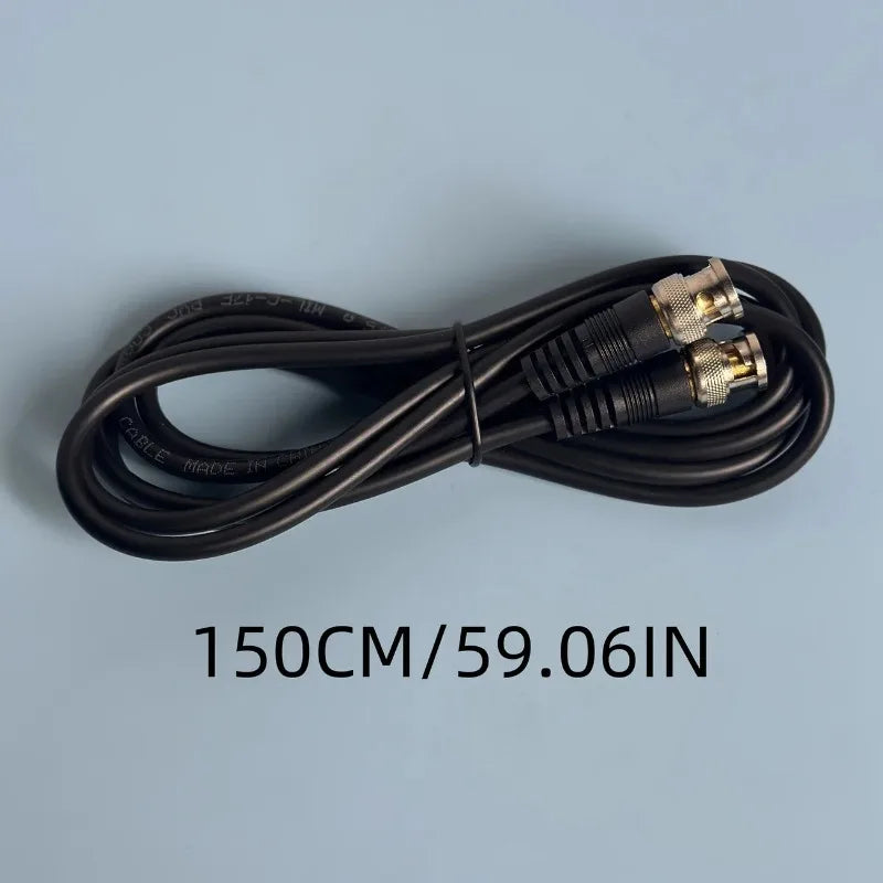 4PCS BNC Video Cable Coaxial SDI Jumper Q9 Male to Male Extension 75-3 for Security Cameras Qme