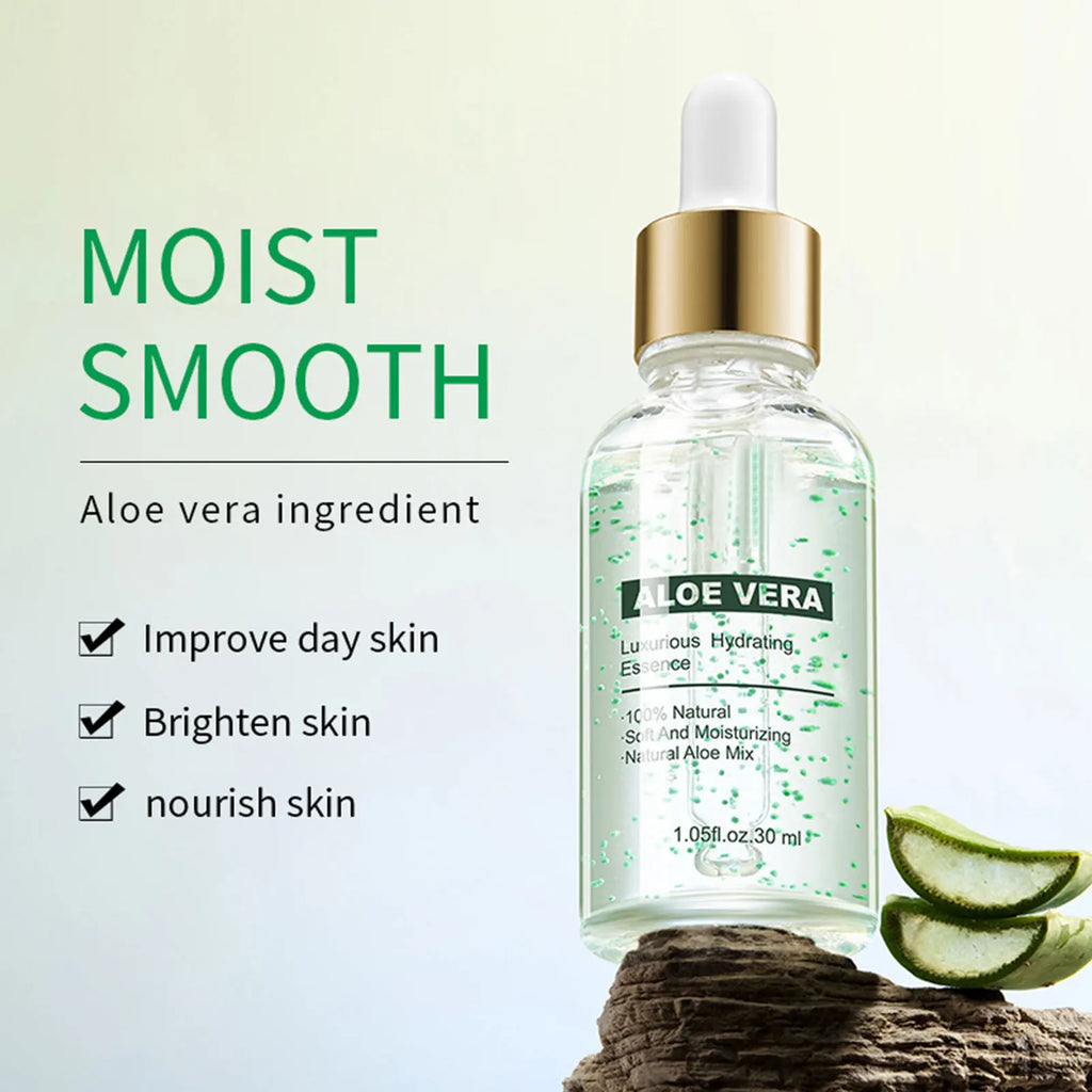 Organic Aloe Vera Gel Luxurious Moisturizing Essence Hydrating Serums Qme