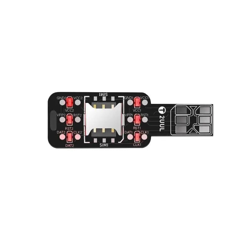 2UUL Dual SIM Card Tester LED Indicator Fast Detection Device Phone Qme