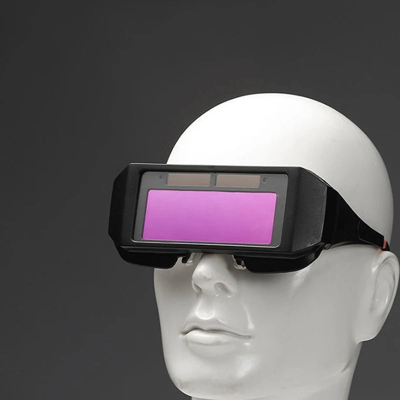 Automatic Dimming Welding Glasses Light Change Auto Darkening Anti Qme