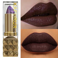 Sexy Glitter Shiny Red Lipstick Pearlescent Lip Tint Long Lasting Qme 01