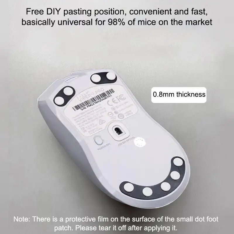 Ultimate Mice Feet Glides Small Dots Design Gaming Office Precision Qme
