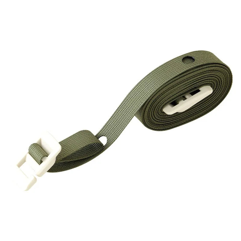 Travel Clothesline 11 5FT Non-slip Windproof Nylon Retractable No Qme Green