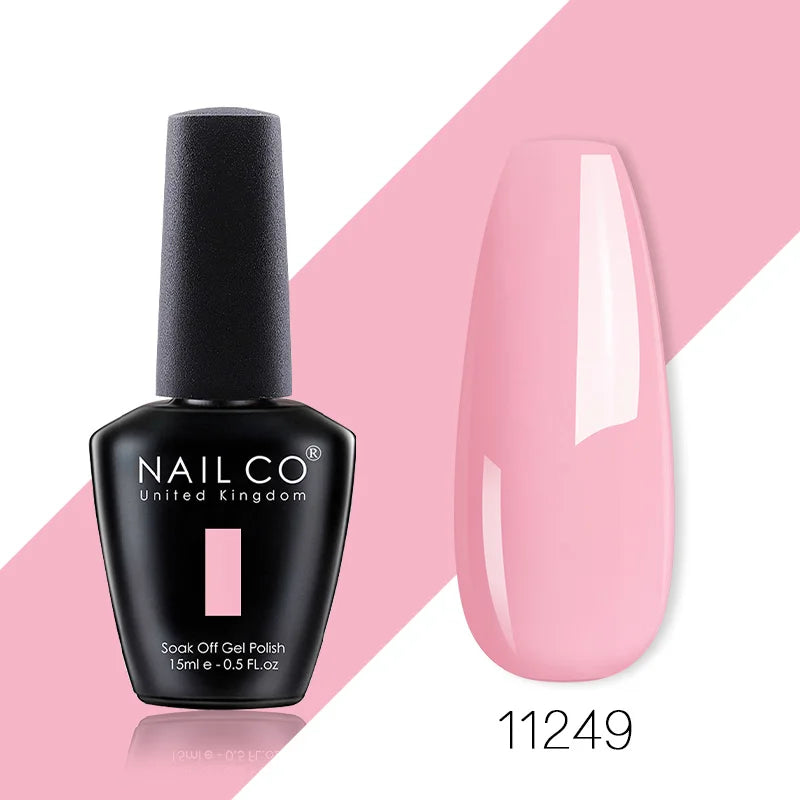 NAILCO 85 Colors Nail Gel UV LED Lacquer Manicure Varnish Hybrid Semi
