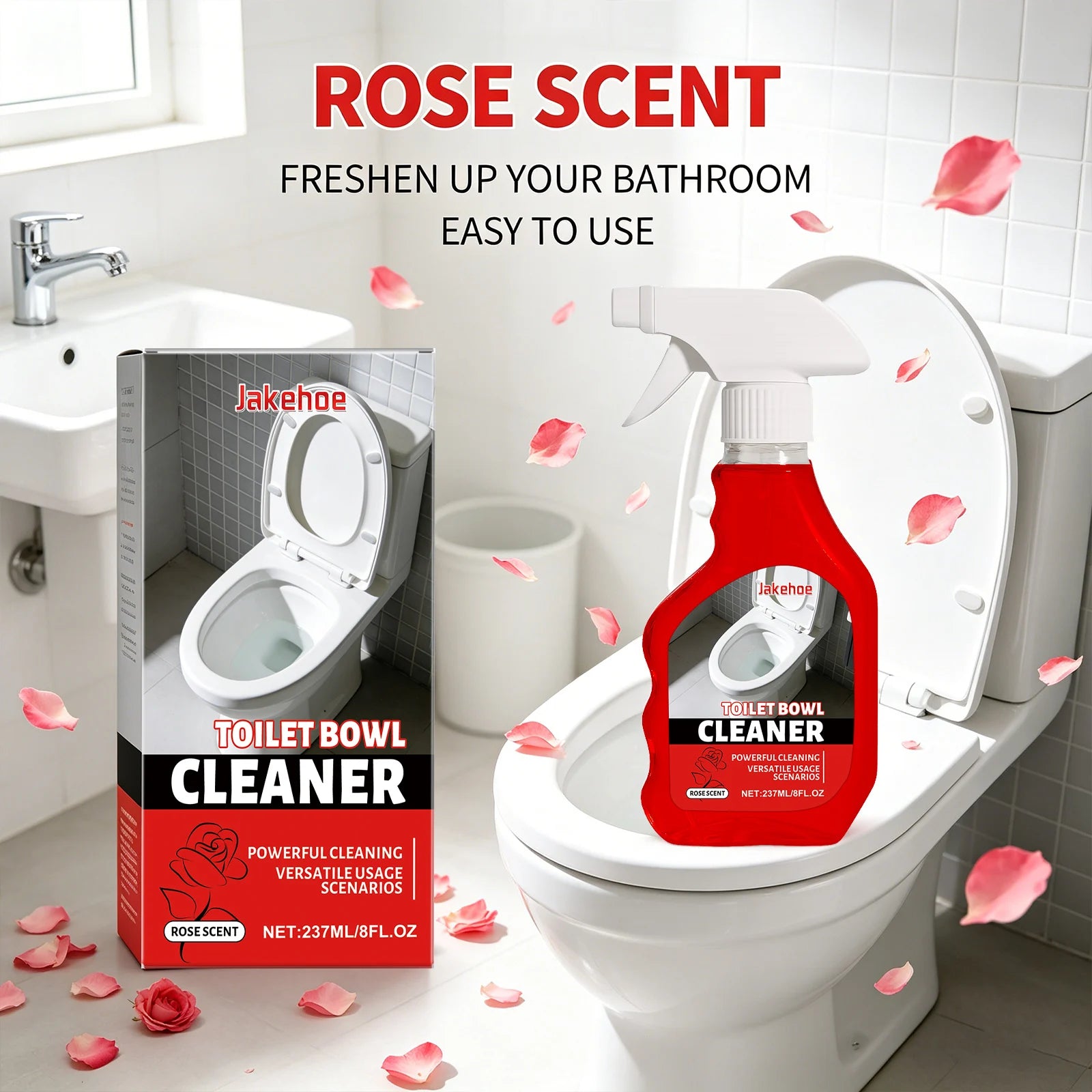 Powerful Toilet Bowl Cleaning Spray Remove Urinary Scale Reduce Odor Long-Lasting Fragrance Restore Luster Multi-surface Cleaner Qme