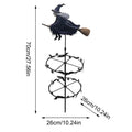 Halloween Garden Spinner 2D Flat Metal Decorative Yard Art Stake Qme Black China Mainland