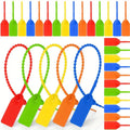 20Pcs Mixed Plastic Tamper Seals Zip Ties For Blank Security Tags Disposable Self-Locking Signage Trailer Truck Seal Tie 25Cm Qme 20PCS colour mixture