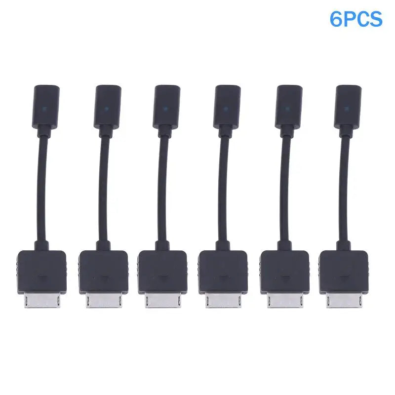 C Cable PSP Go Charging Data Adapter USB LED Converter Cord Game Qme 6PCS