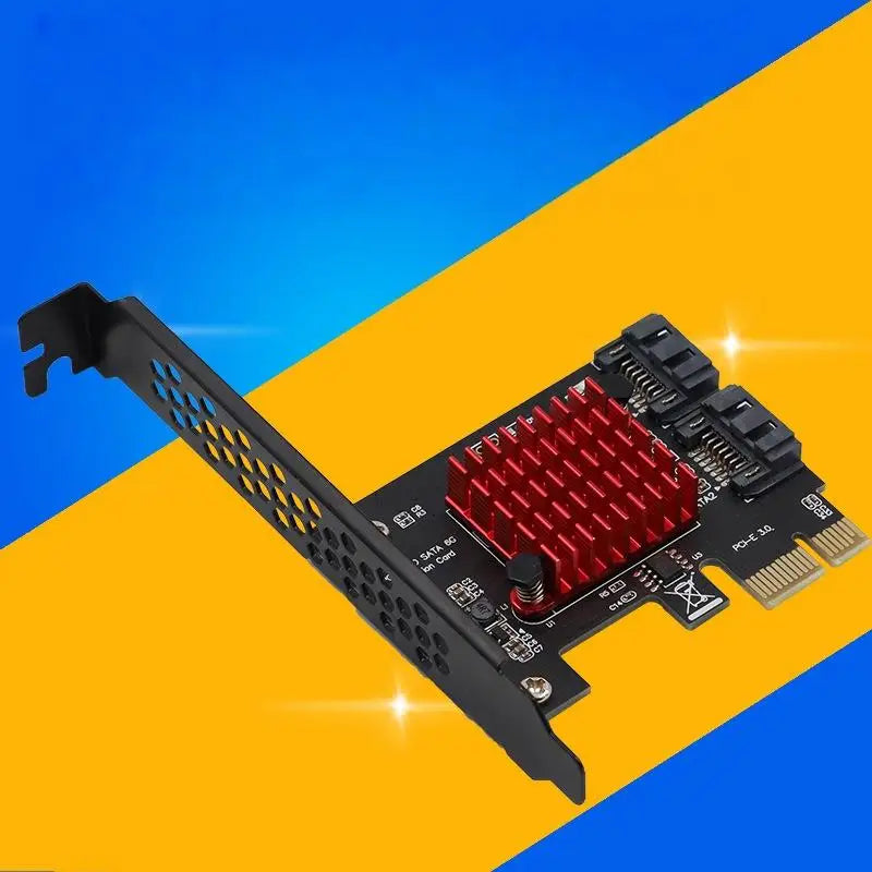 PCIe SATA3 0 Card ASM1061 Chip 2 Ports Tailored Quick Data Transfers Qme Default Title