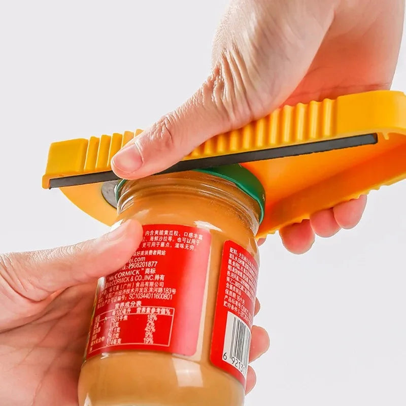 Multi Functional Capper Twister Portable Bottle Opener Universal Canned Non-slip Labor Saving Twist Bottle Cap Kitchen Gadgets Qme