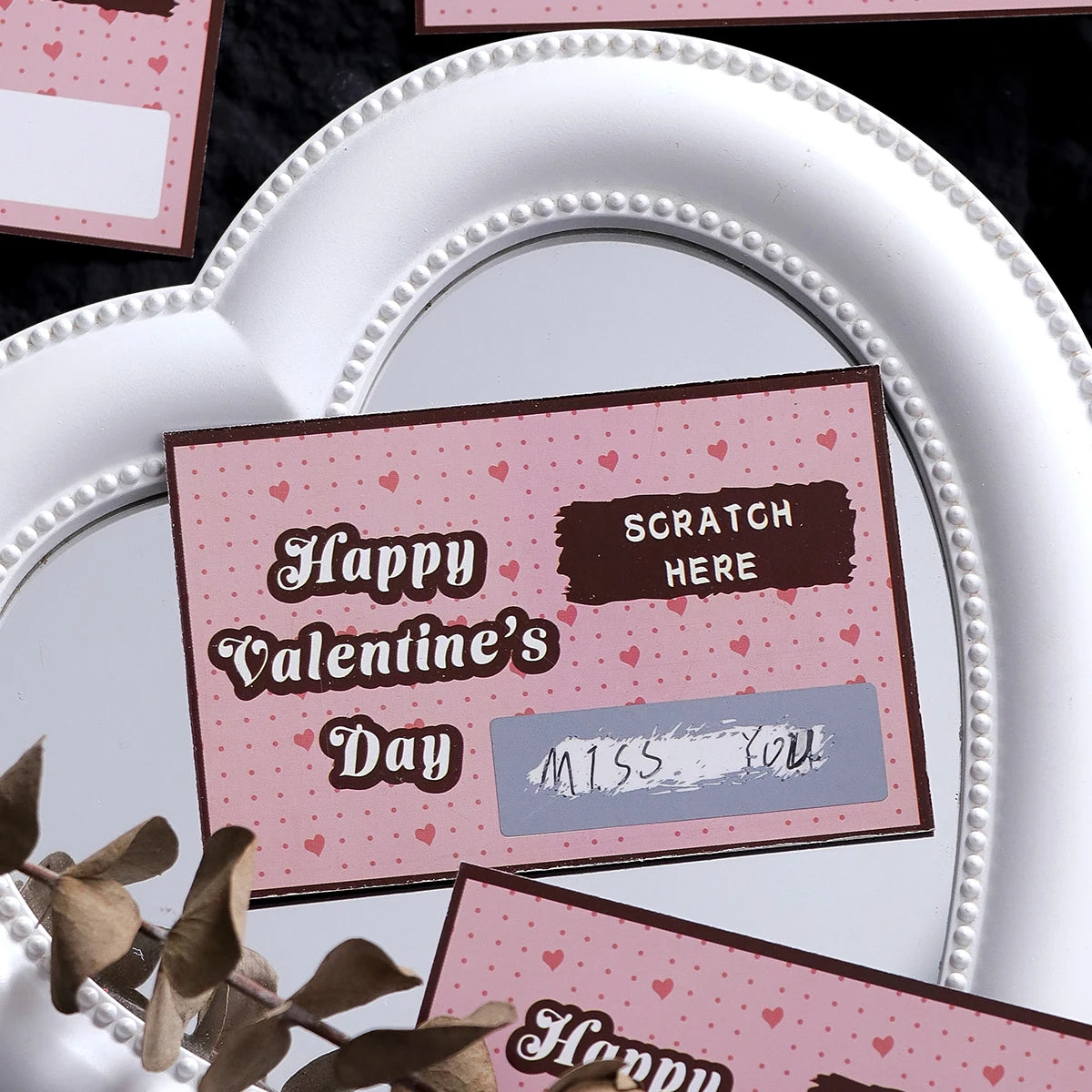 2Pcs/10Pcs/20Pcs Scratch-Off Love Coupons Couple Scratch Off Cards Valentine's Day Wedding Anniversary Creative Gifts Qme