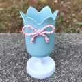 Tulip Pen Holder Desktop Cute Storage Box Student Creative Ornament Qme blue