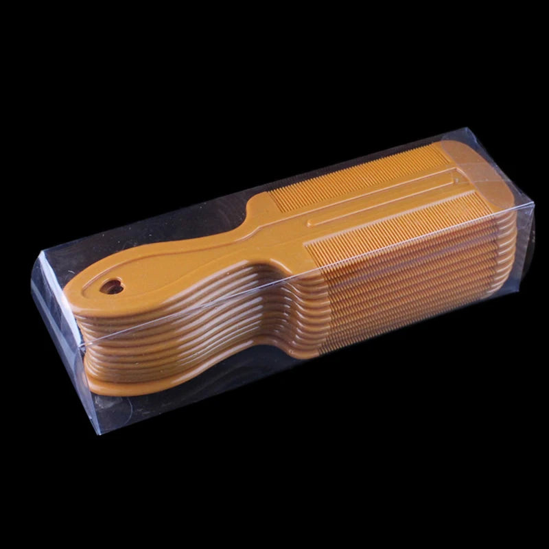 Lice Comb Plastic Handle Double Sided Head Hair Combs Flea Nit Qme