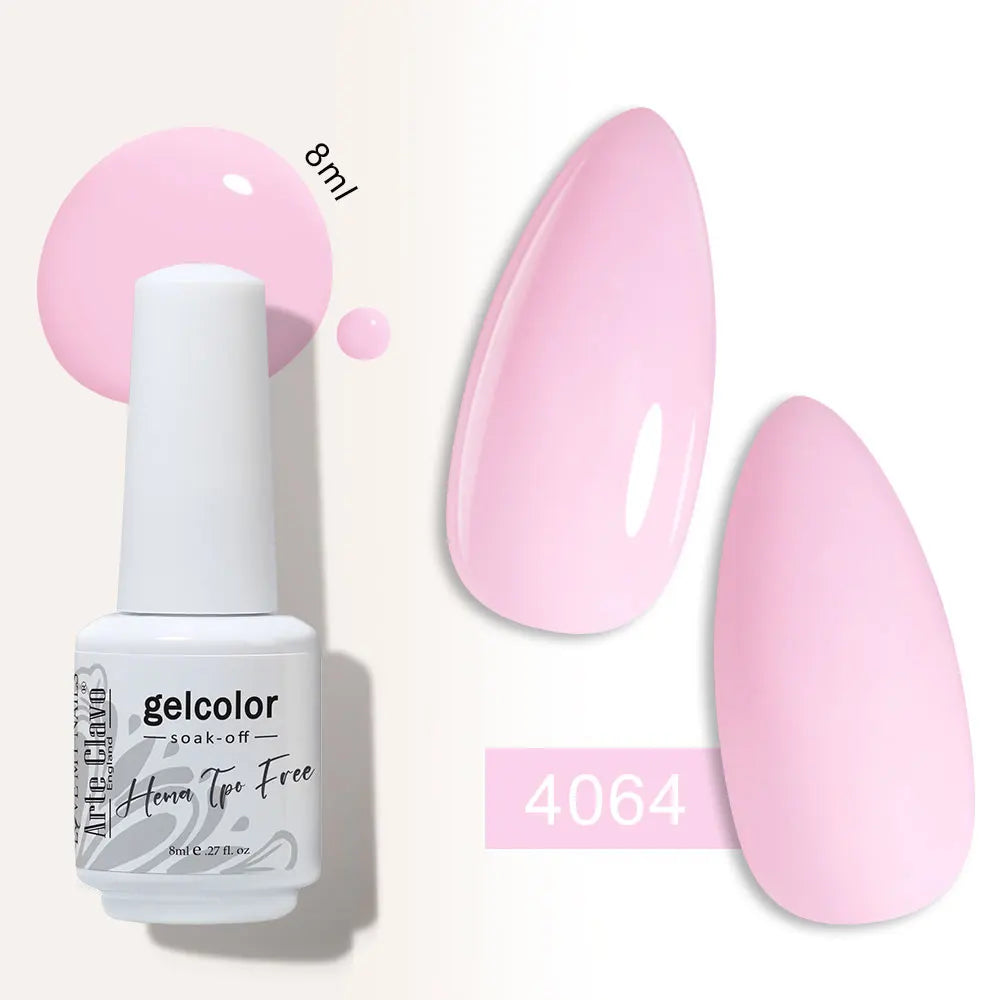Arte Clavo Semi-permanent Gel Nail Varnish 180 Colors Semipermanent