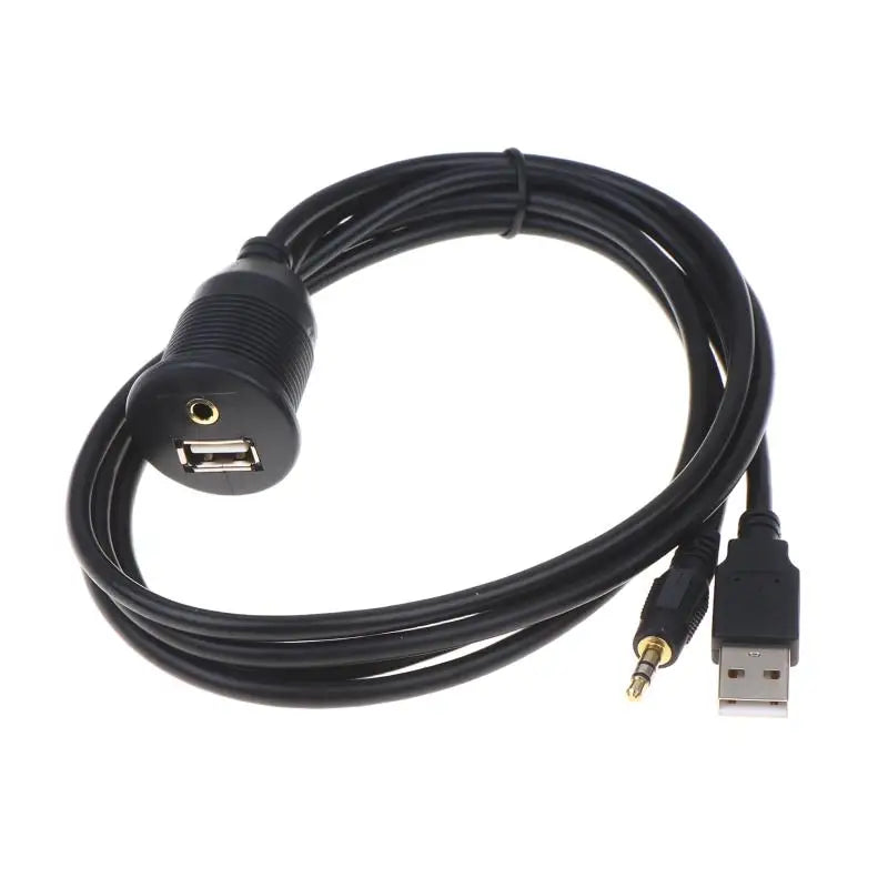 Flush Mount Panel Extension Cable Male Female Waterproof UV Resistant Qme