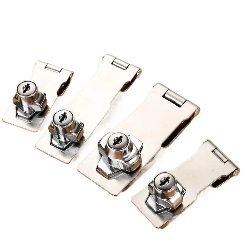 Stainless Steel Locking Hasp Latch Anti-theft Low Maintenance Durable Qme