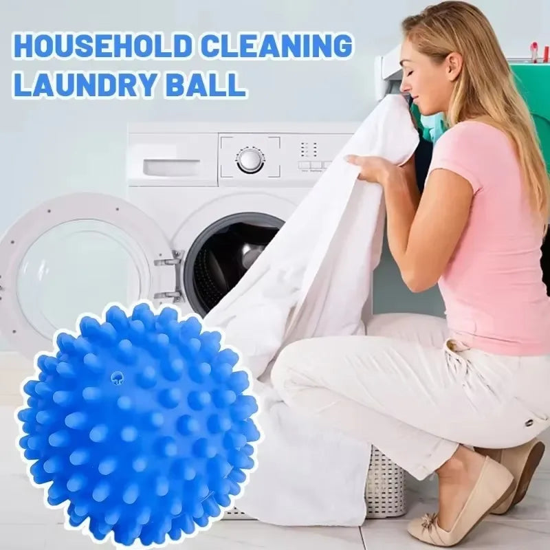 Laundry Balls Anti-Winding Magic Laundry Balls Drying Cleaning Ball Reusable Household Washing Machine Clothes Softener 6/1Pcs Qme