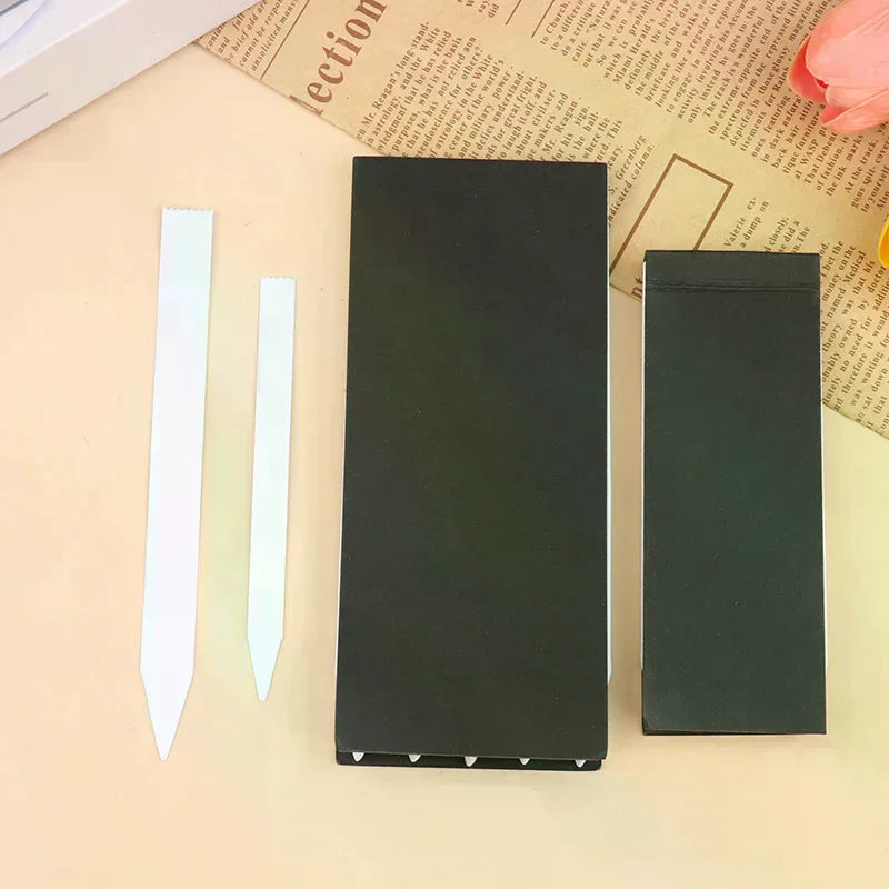 100Pcs Aromatherapy Fragrance Perfume Essential Oils Test Tester Paper Strips Deodorization Expand Fragrance Smell Paper Strips Qme