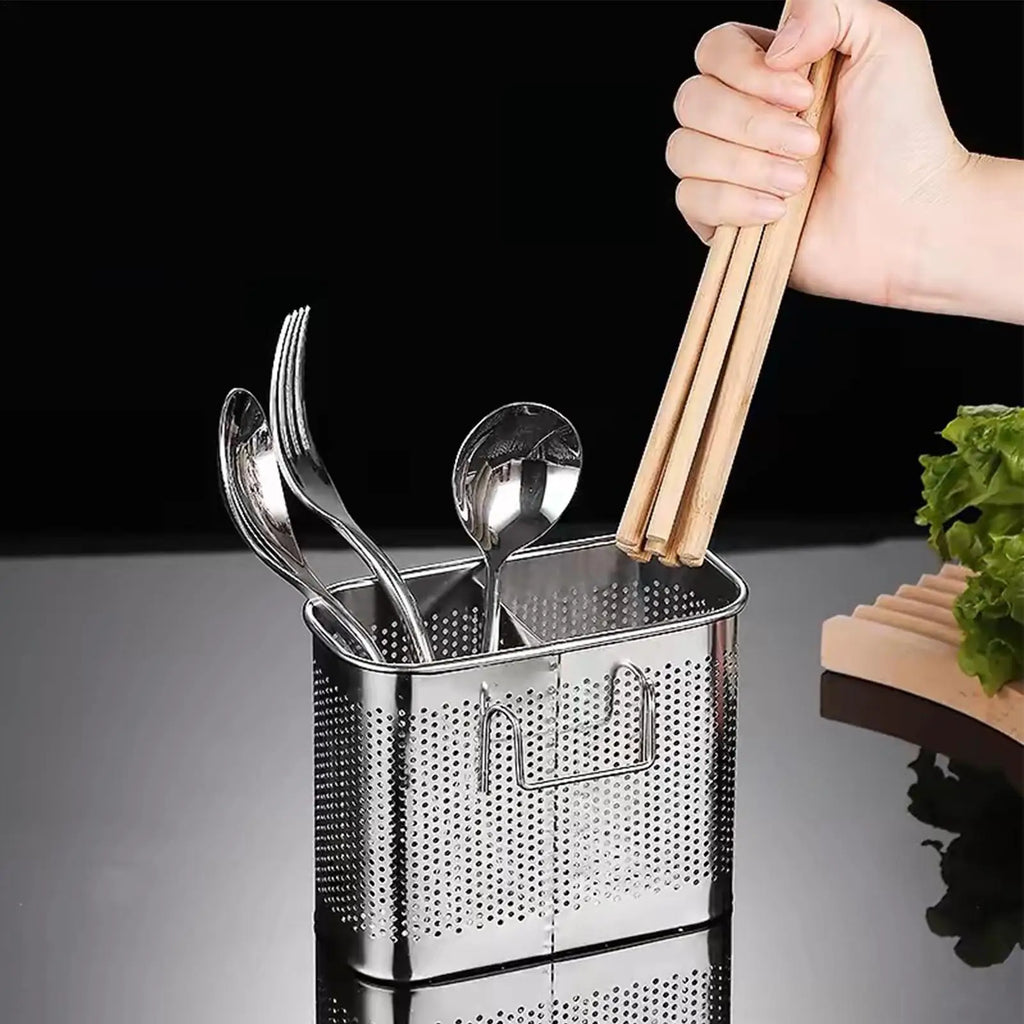 Utensil Holder Drying Metal Portable Hook Rack Kitchen Sinks Counter Qme