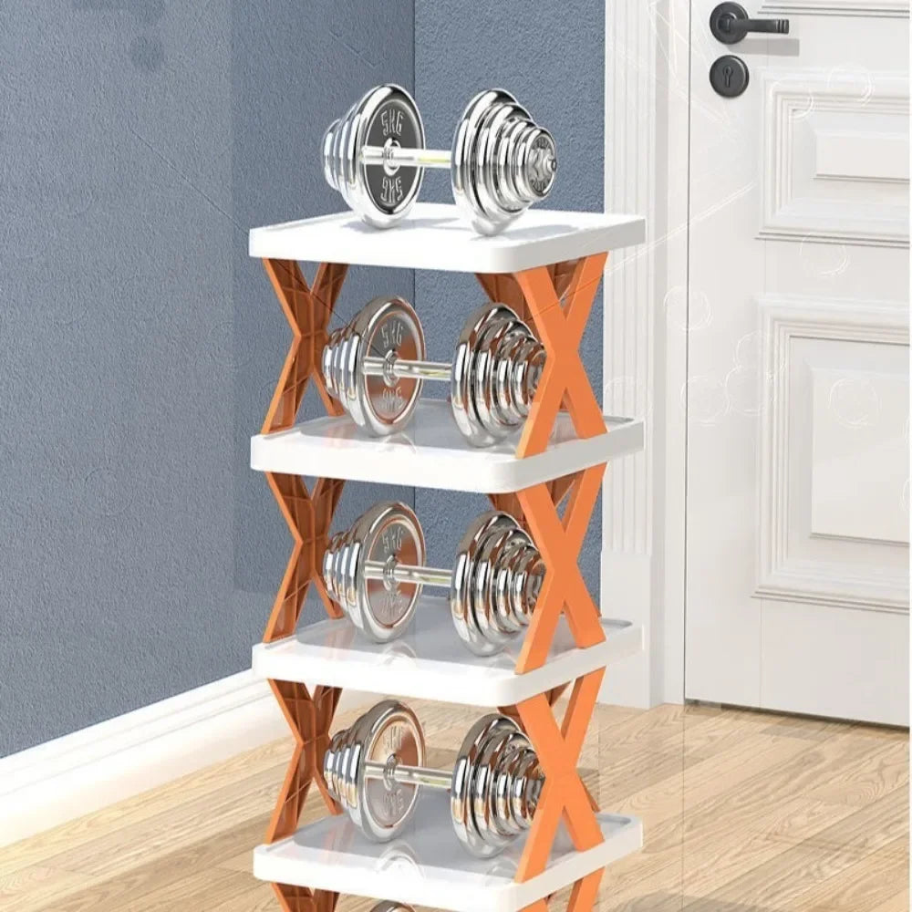 Multifunctional Shoe Cabinets Free Splicing Storage Rack Detachable Shoe Storage Saving Space Household Door Shoe Organizer Rack Qme