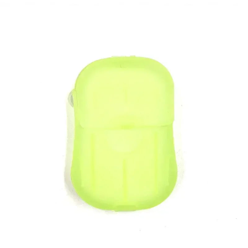 Outdoor travel disposable soap tablet box soap paper Portable hand washing tablet Small soap tablet mini soap sheet Qme