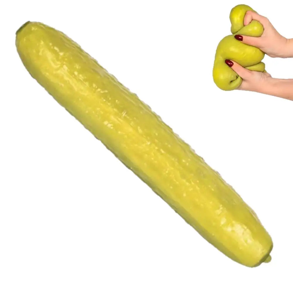 Pickle Squishy Stress Relief Toy Soft Squeeze Fidget Realistic Qme 1pcs