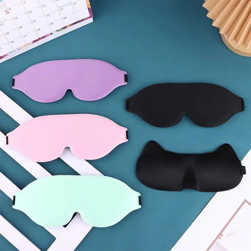 3D Sleeping Eye Mask Soft Skin-friendly Breathable Light Blocking Qme