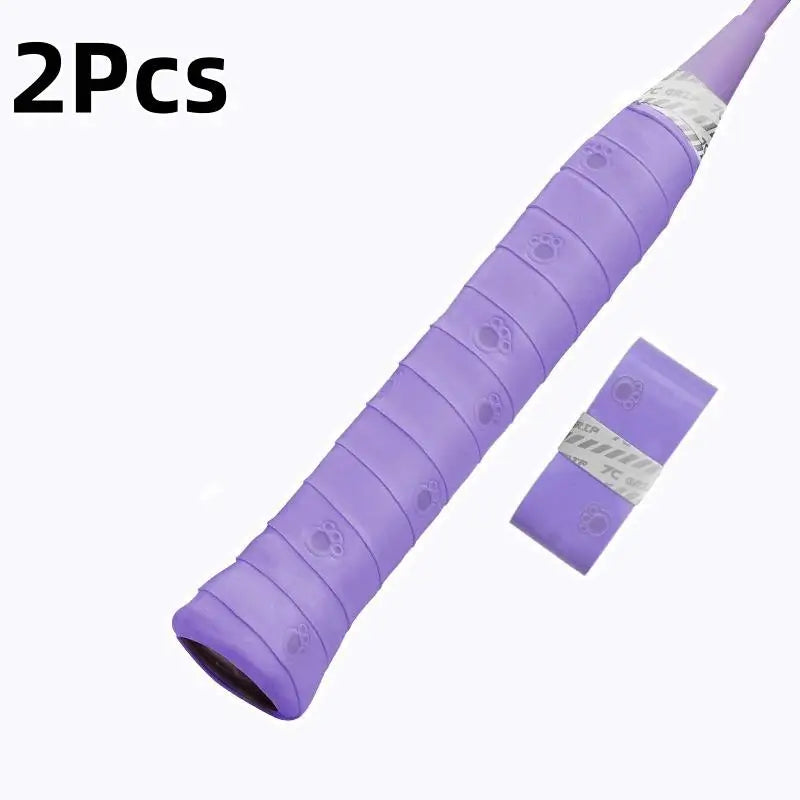 Tennis Racket Overgrip Sweat Band Absorption Grip PU Badminton Handle Qme Purple