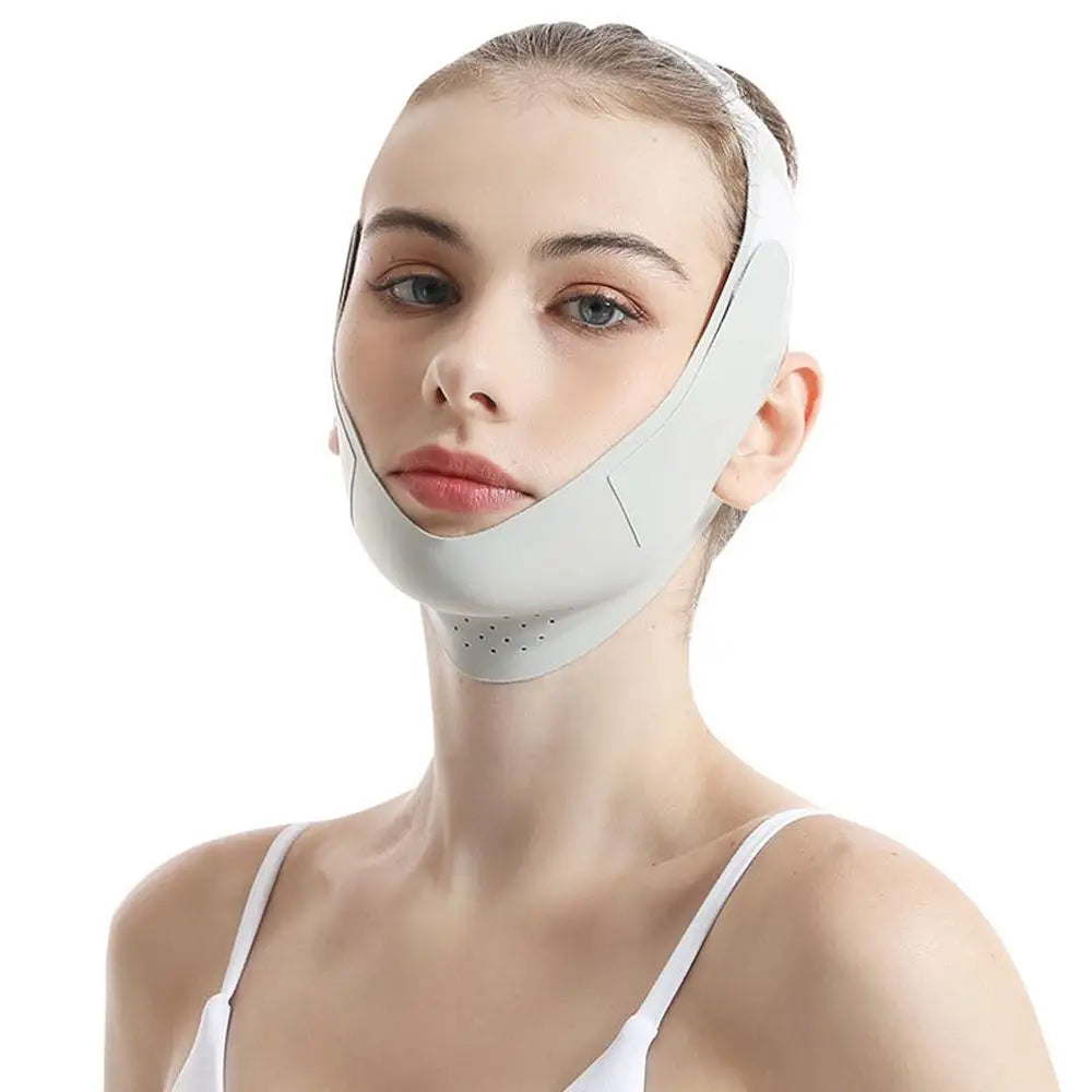 Face Lift Tape Chin Strap Sleeping Reusable V Line Lifting Mask Qme green