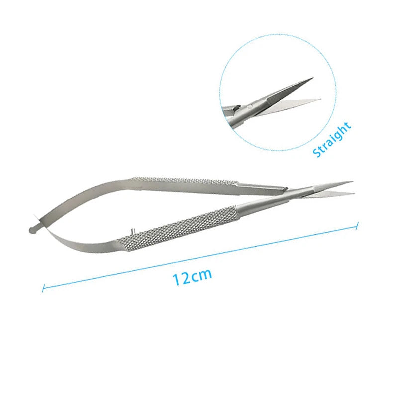 Ophthalmic Corneal Scissors Castroviejo Micro Stainless Steel Qme
