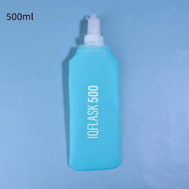 Folding Water Bottle TPU Collapsible Soft Flask Outdoor Sport Hiking Qme A3
