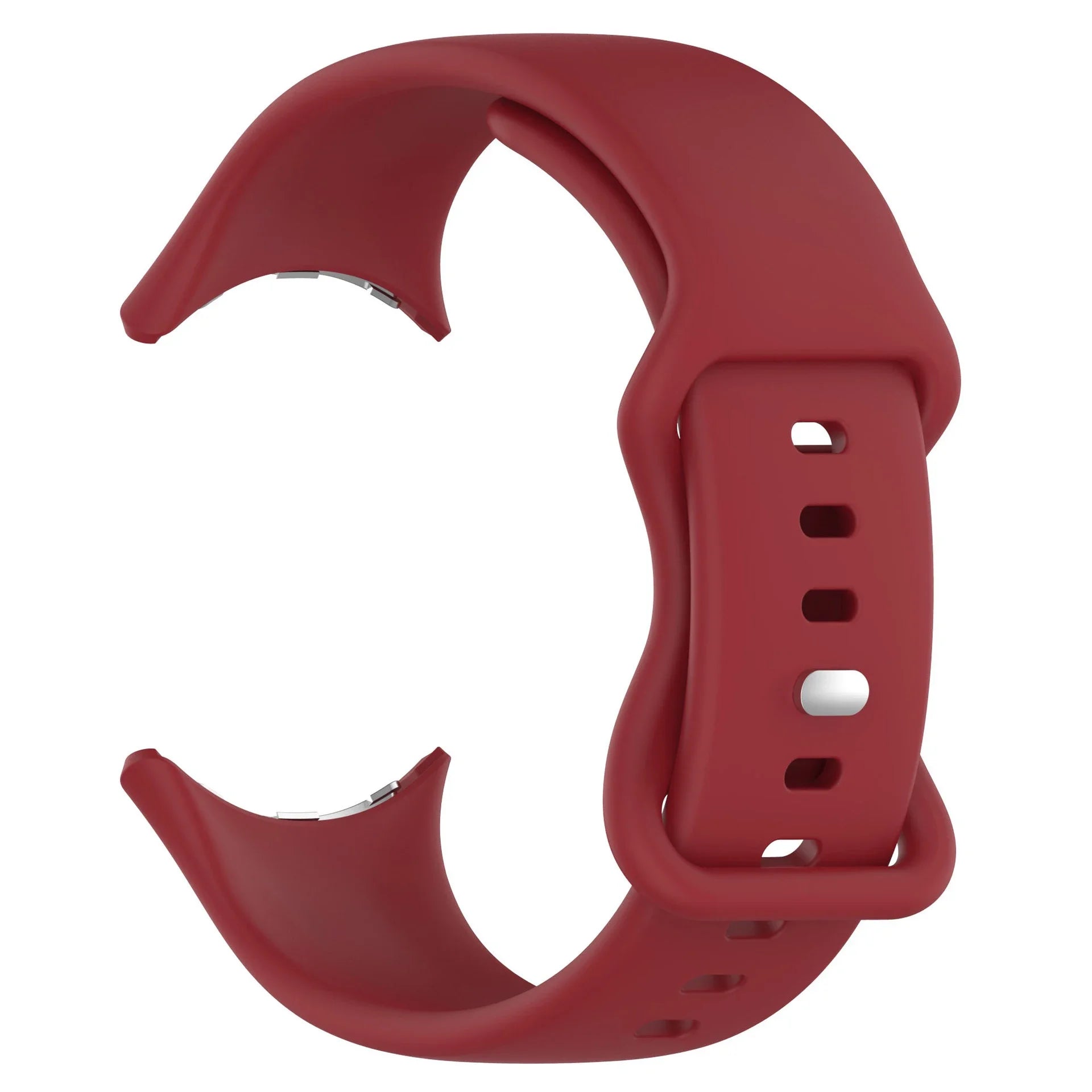 Silicone Strap for Google Pixel Watch 3 41 45mm Butterfly Buckle Sport Bracelet Correa for Google Pixel 2 1 Watch Accessories Qme Red For Pixel Watch 1 2