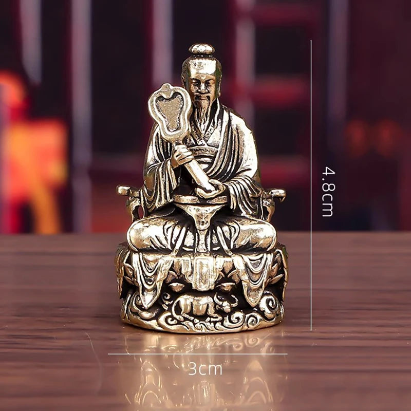 Sculpture Carving Statue Collection Home Decor Sanqing Tianzun Qme