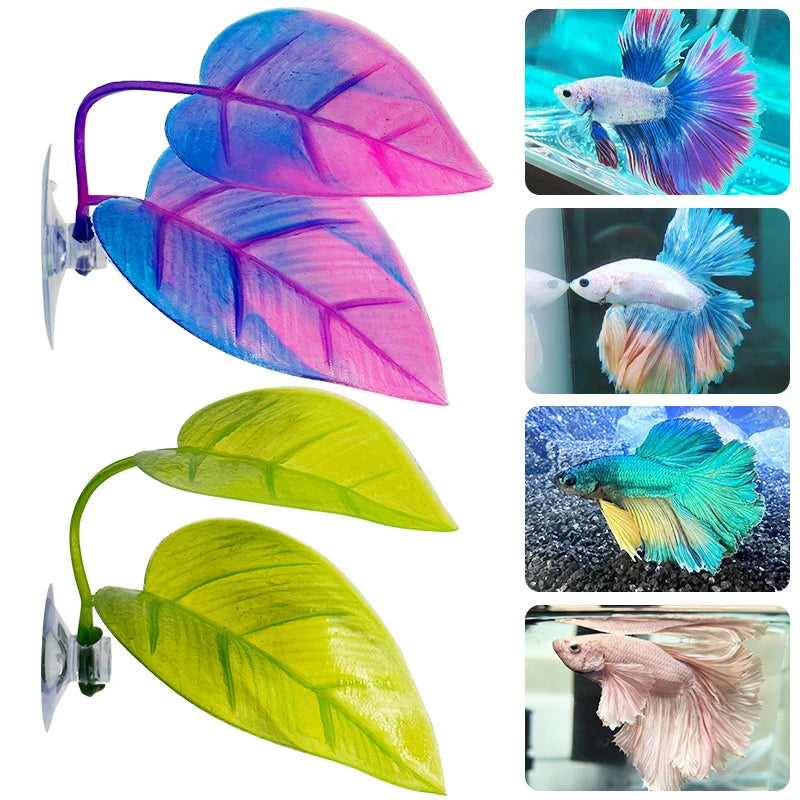 Resting Leaves Spawning Artificial Aquatic Plant Aquarium Landscaping Qme