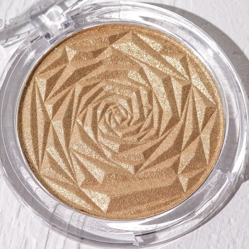 6 Colors Diamond Highlighter Powder Palette Glitter Face Contour Brighten Makeup Shimmer Ultra-concentrated Illuminate Cosmetic Qme 04
