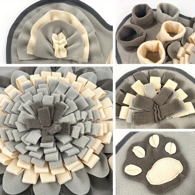 Pet Sniffing Mat For Dogs, Interactive Durable Dog Slow Feeding Pad Training Mat For Foraging Skills And Slow Eating Qme