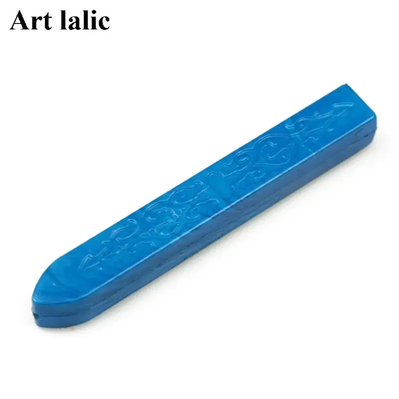 Sealing Wax Stick Retro Seal Stamps For Letter Wedding Invitations 90*10*10mm Vintage Cord Wick Vintage Sealing Wax Sticks Qme Blue