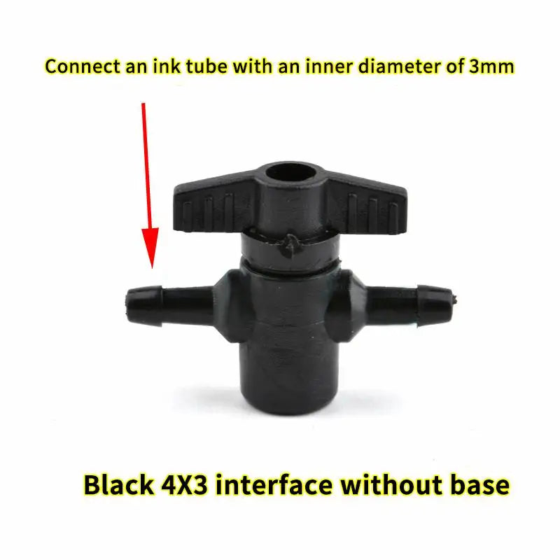 2 Way Ink Valve Plastic Mini Portable Lightweight On-site Printer Qme