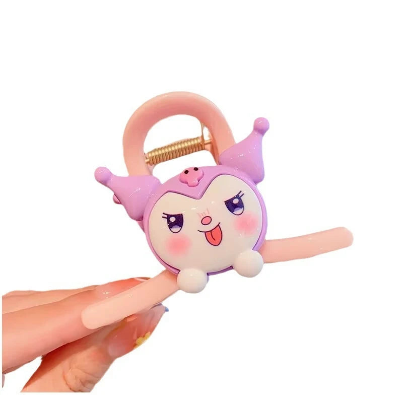 Cute Clownee-themed Hair Clips Student Accessories Versatile Qme