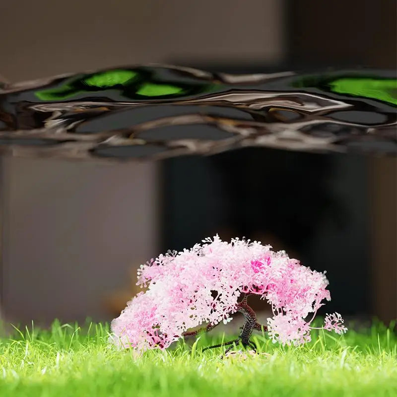 Fish Tank Decoration Simulated Tree Aquarium Plastic Plant Artificial Qme