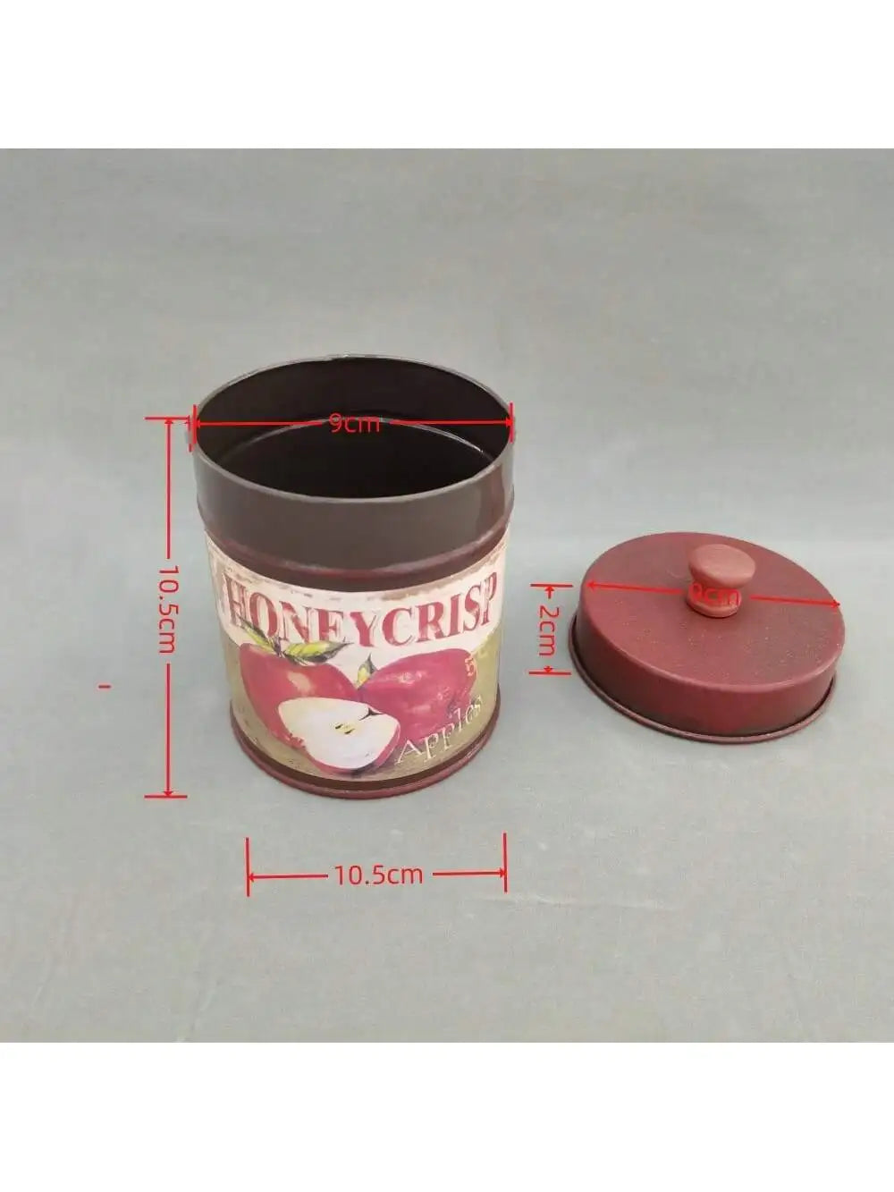 Creative Retro Vintage Storage Lid Iron Bucket Bar Display Ornaments Qme