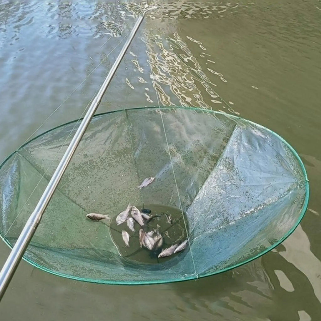 Hoop Net Fishing Round Crab Hoop Net Fishing Bridge Net Drastring Cast Nets For Fishing Collapsibles Catfish Net For Outdoor Qme